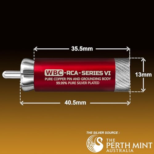 Cables RCA de 18 AWG interconexión analógica de audio libre de oxígeno 15 pF 4