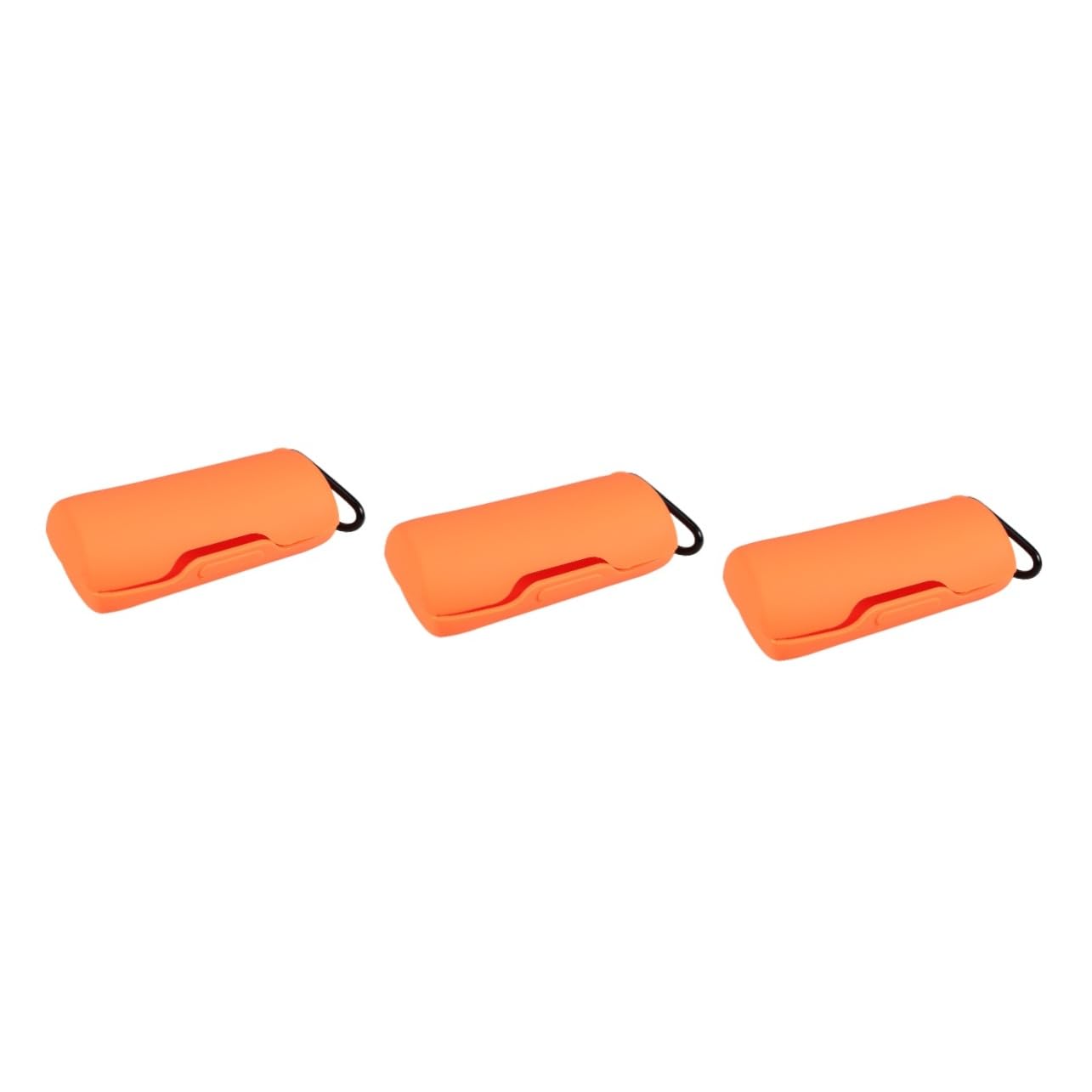 UKCOCO 3piezas Funda Protectora De Silicona para Auriculares Inalámbricos Resistente Arañazos y Golpes Color Naranja Compatible y Portátil