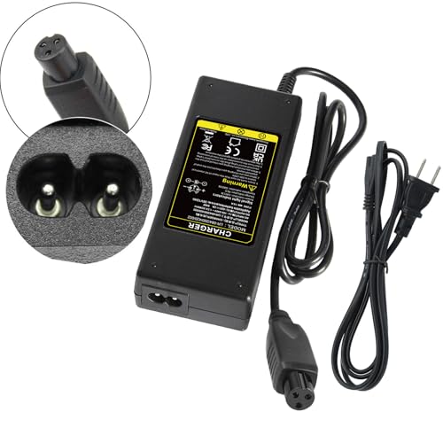 SGS Certified 42V 2A Charger Replacement 3 Prong Fast Charger Inline Connector for 36V Electric Scooter Jetson Swagtron Onewheel Pint 10S Lithium Battery
