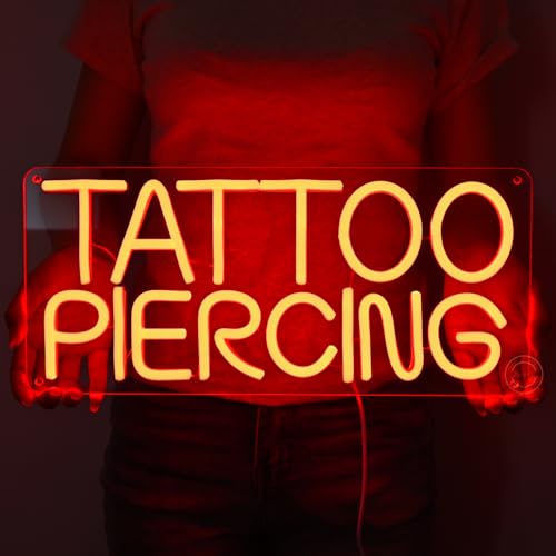 Britrio TATTOO Neon Light Sign for Tattoo Salon Studio Ear
