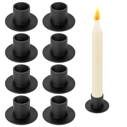 Tbintul 8 Pièces Bougeoirs, Candle Holder, Chandelier Bougeoir, Chandelier, Porte Bougie Métal Moderne, pour Les Centres de Table, Fêtes, Mariages, Dîners,...