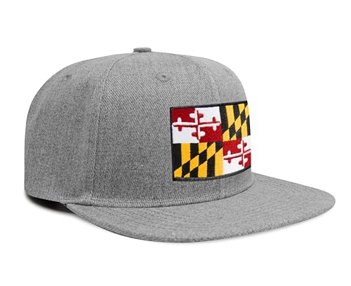 Image of International Tie State Hat for Men and Women, Adjustable Snapback Trucker Baseball Cap with Embroidered Patch