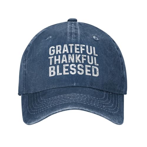 Agradecido Agradecido Blessed Sombrero para Mujeres Gorras De Béisbol Sombreros De Moda