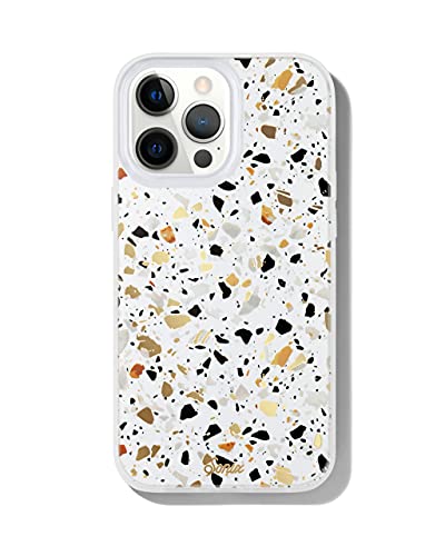 Image of Sonix Phone Case for iPhone 13 Pro Max / 12 Pro Max | 10ft Drop Tested | White Terrazzo Print | Confetti