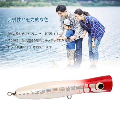 TOPINCN ルアー ポッパー 180mm 86g (02#)