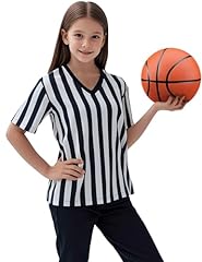 Black/White Stripe V-neck