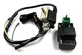 A Set Of Electronic Fitting CDI Box + Coil Fit For 50cc 90cc 110cc 125cc ATV Scooter Moped Go kart Dirt bike Eagle Tank TaoTao