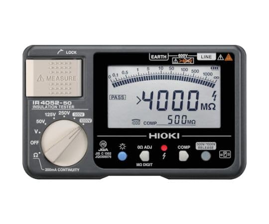 Amazon | 日置電機 絶縁抵抗計 IR4052-50 書類3点付 IR4052
