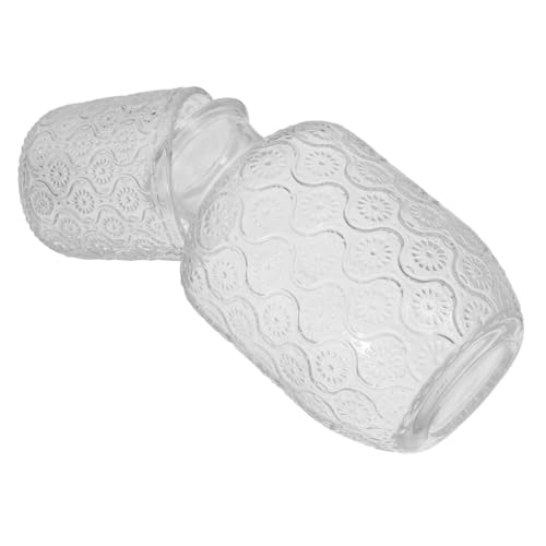 PRETYZOOM Caraffa e Tazza in Vetro Per Acqua Da Caraffa in Vetro Con Per Bevande e Set Di Bicchieri