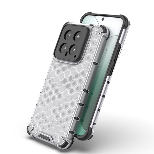 Image of Glasgow Back Case Cover Designed for [ Xiaomi 14 5G ] (Stylish Look | Shock Proof) - Transparent