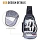 BAIGIO Multifunktional Kamerarucksack DSLR Kameratasche Fotorucksack Brusttasche Wasserabweisend Kamera Tasche Fototasche Spiegelreflex Camera Bag Foto Rucksack für Sony Canon Objektiv Nikon SLR