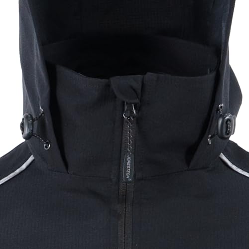 JORESTECH Waterproof Ripstop Rain Sport Jacket With Reflective Highlights And Heat Transfer Tap On The Back3