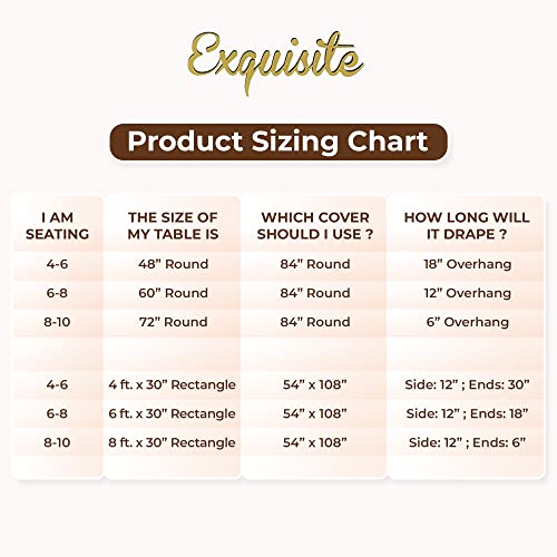 Exquisite Party Solids 12-Pack Premium Plastic Tablecloth 84in. Round Table Cover - Black