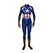 Produktbild KLEIDEE Cosplay Kleidung Marvel Film Captain America Cosplay Kostüm Lycra Siamese Strumpfhosen 3D Digitaldruck Enge Weihnachten Halloween Kostüm Für Erwachsene Tragen M