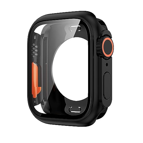 Boîtier Apple Watch 40mm noir style Ultra en PC rigide coque intégrale iWatch SE 6 5 4