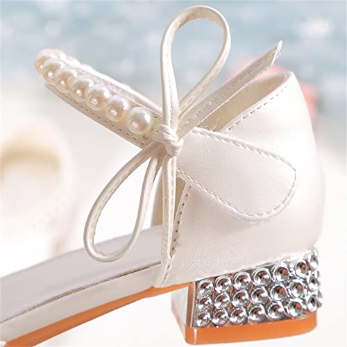 Girls Sandals Grils Dress Shoes Wedding Party Open Toe Glitter High Heels For High School Prom Kids Sandals Girls2