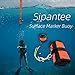 Surface Marker Buoy Scuba Diving SMB Marker Buoy Safety Sausage for Scuba Diving SMB 5ft DSMB Diver Below Signal Tube with Metal Finger Spool 98ft Dive Reel 316 Double End Hook,Whistle,Bag (Orange)