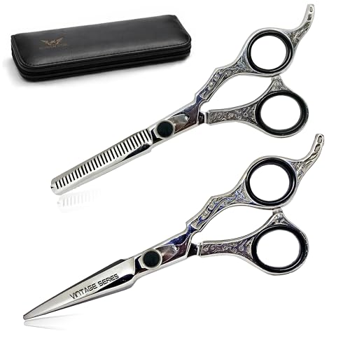 Professional Hair Cutting & Thinning Scissors Set 6.5 Inch –