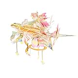 MU Windbell E 3D Metal Puzzles Model Kits Building for Adult, Laser-Cut Steel Metal Earth Pieces Windchime Jigsaw Miniature DIY Sets, Birthday Gift