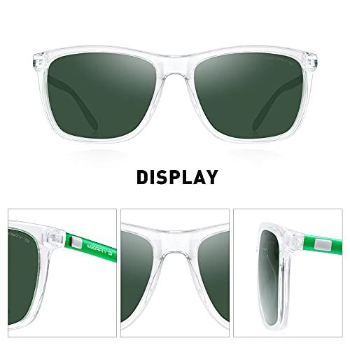 Image of MERRY'S Unisex Polarized Aluminum Sunglasses Vintage Sun Glasses For Men /Women S8286