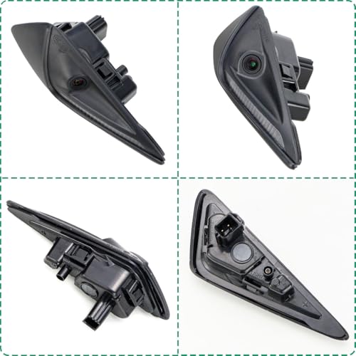 Image of 1125107-50-J Front Right Side Fender Camera Replacement for Tesla Model 3 2017-2022 & Tesla Model Y 2017-2022, OE Trun Signal Repeater Wing Cam Replaces 1125107-50-H, 1125107-50-G by GreenYi