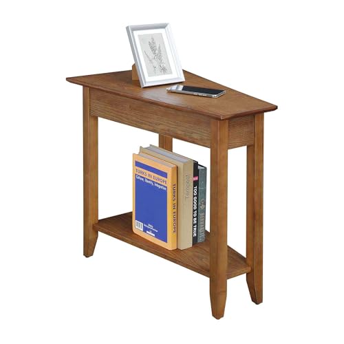 Image of Convenience Concepts American Heritage Wedge End Table, Driftwood