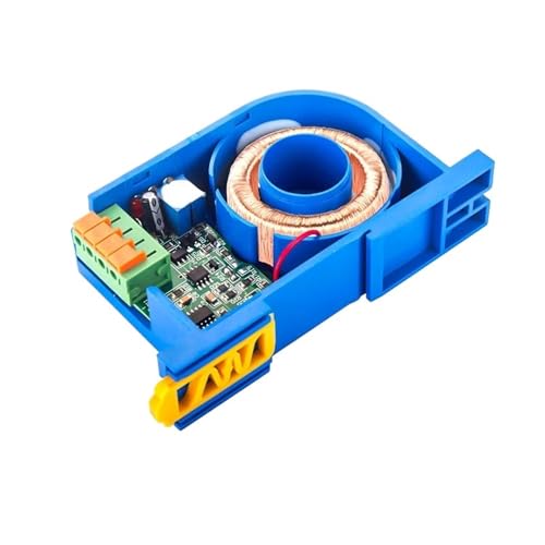 AC/DC Current Transmitter DC12V 0-600A 22mm Hole Current Transmitter 4-20ma 0-10V RS485 DC Current Transmitter AC Current Sensor Transducer(DC 0-600A Input,DC 1-5V Output)