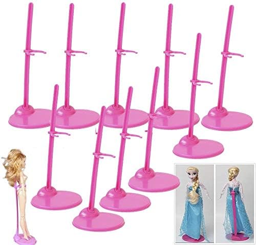 StillCool Doll Stand, Box of 10 - Doll Display Holder for 11" to 13" Dolls and Action Figures Doll Accessories