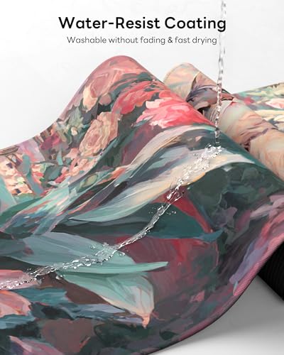 50% Off Pink Cat Large Mouse Pad with Stitched Edges & Non-Slip Base - Image 5