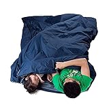 Mini saco de dormir ligero de viaje para senderismo, fácil de almacenar, fácil de transportar, ahorra espacio, ligero y cómodo.