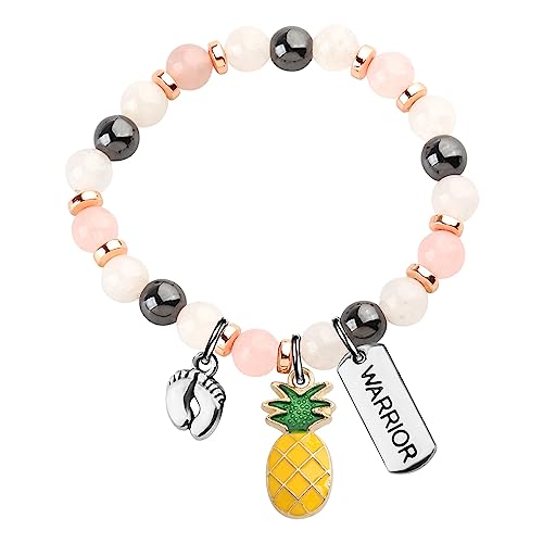 WSNANG IVF Warrior Pineapple Gift Fertility Wish Bracelet - Infertility Warrior Jewelry for Mom2