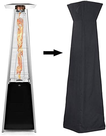 Iptienda Patio Heater Cover, Patio Heater Covers Waterproof with Zipper, Square Outdoor Heater Cover 87''H x 21" W x 24" L