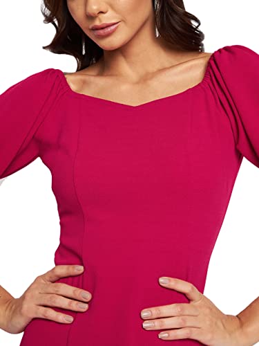 Image of Miss Olive Women's Polyester Bodycon Knee-Length Dress