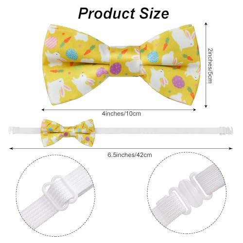 Kids Easter Bow Ties Adjustable Neck Bowtie for Child Boys Toddlers Wedding Party Graduation Dress up2