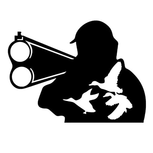 htrdjhrjy Likable Hunter Wild Pato Caza Coche Pegatinas Pegatinas de Vinilo Moda Car-Styling para Camping, Picnic y Otro Actividades Al Aire Libre - 2