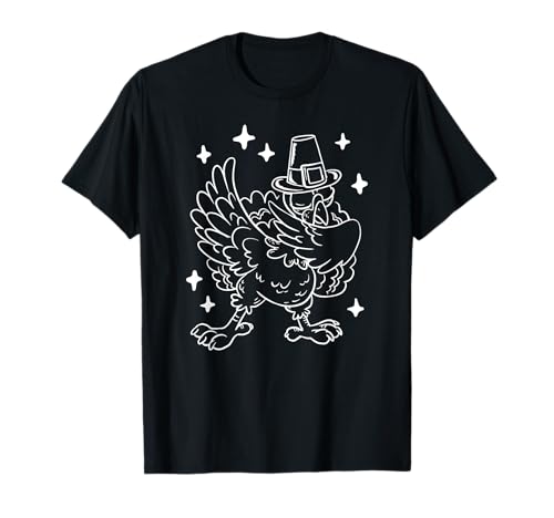 Thanksgiving Funny - Dabbing Turkey T-Shirt