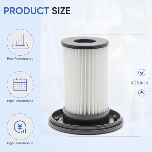 2 Pack Ersatzfilter mit für Bosch Akku-Staubsauger Unlimited Gen2 Serie 8 BKS8214W/BSS825ALL/BSS81POW1/BBS8214PET,Part # 12036642,12023349