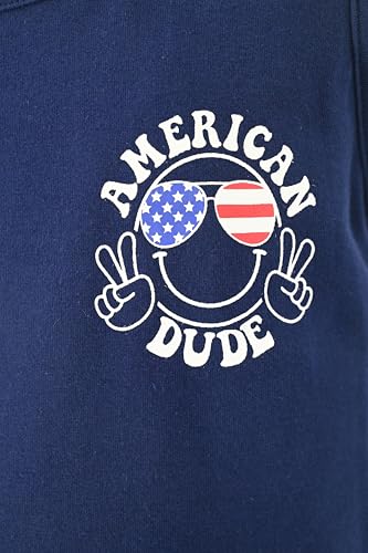 Image of Unique Baby Boys American Boy 4th of July 2pc Tank Shorts Set
