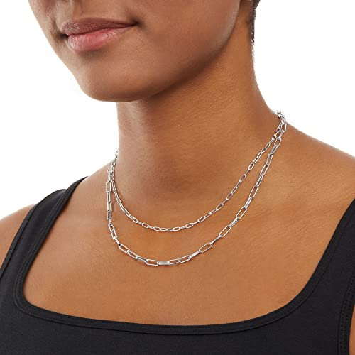 Amazon Essentials 14K Gold Plated Layered 2 Row Chain Necklace4