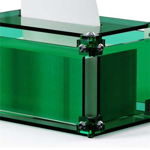 Distributeur de serviettes moderne en acrylique transparent premium