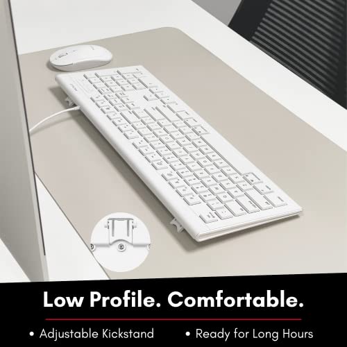 Macally USB C Keyboard | Mac Keyboard | Wired Keyboard (Plug and Play) Budget Compatible Apple Keyboard for MacBook Pro/Air, iMac, Mac Mini/Pro