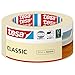 Price comparison product image tesa Masking Tape CLASSIC - Painter's Tape for Masking During Painting Work - Solvent-free, Removable without Residue - 50 m x 50 mm