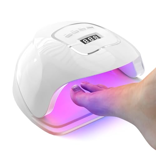 iKeener Laser Uñas Hongos, 15 * 470nm Lumière Bleue et 30 * 650nm Lumière Rouge para Hongos Uñas Pies, Tratar Todas las Uñas Afectadas al Mismo Tiempo