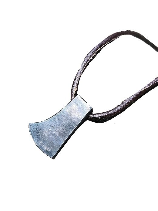 ARTIZANSTORE Forged Iron Viking Axe Pendant