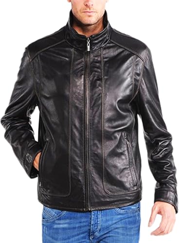Slimfit Boys Black Fashion Leather Jacket – Casual Wear with Antique Edge