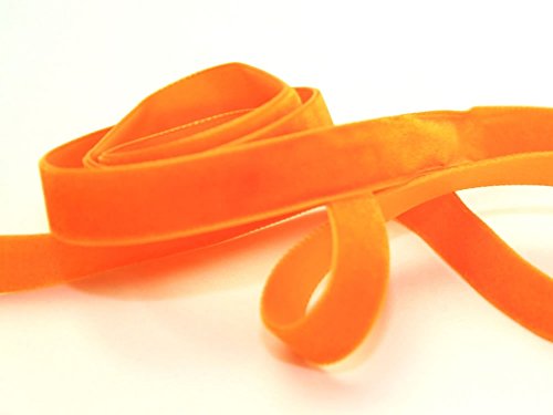 Berisfords Velvet Ribbon Mini Roll 9445 Orange - 36mm - per 5 metre roll