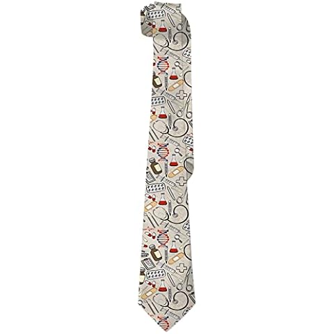 SKT T1 Men‘s Neckties Novelty Skinny Ties for Men Gifts for Office Holiday Party, One Size Neck Tie, Medical Supplies, One Size Cover