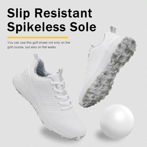 Image of ULTIANT Women Golf Shoes Spikeless Waterproof Golf Sport Sneakers