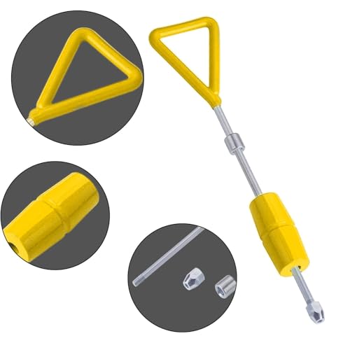 Image of 1 LB Slide Hammer with 3 Screw Tips, One Piece Shaft /Handle for Strength,Dent Puller Slide Hammer Kit Auto Body Repair Tool Sliding Work DIY
