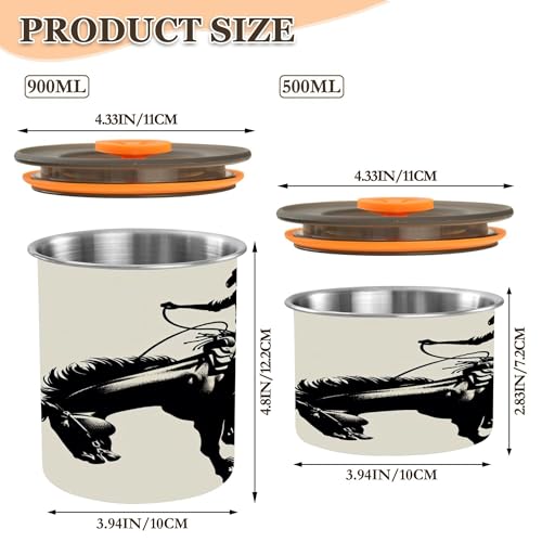Envase hermético para café acero inoxidable 30 oz miniatura 3